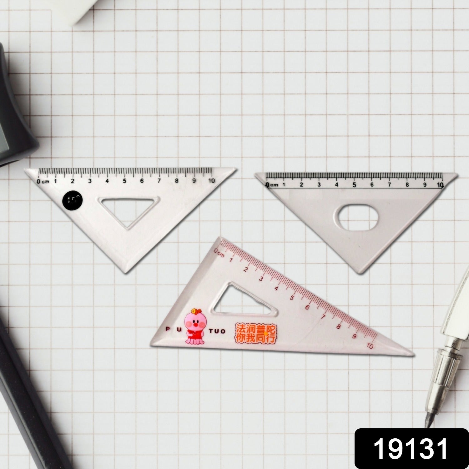 Professional Geometry Triangle Kit