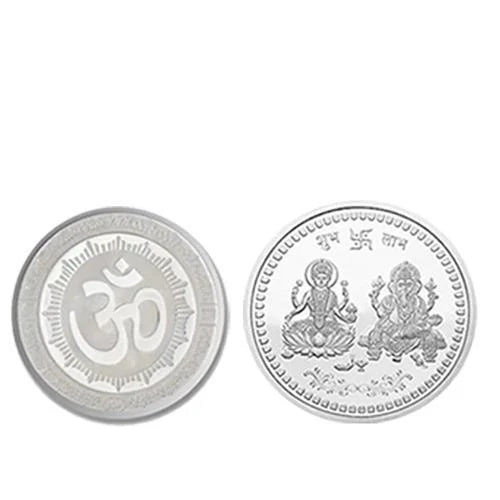 Traditional Pooja Thali Set with Two Coins & Stainless Steel Agarbatti Stand