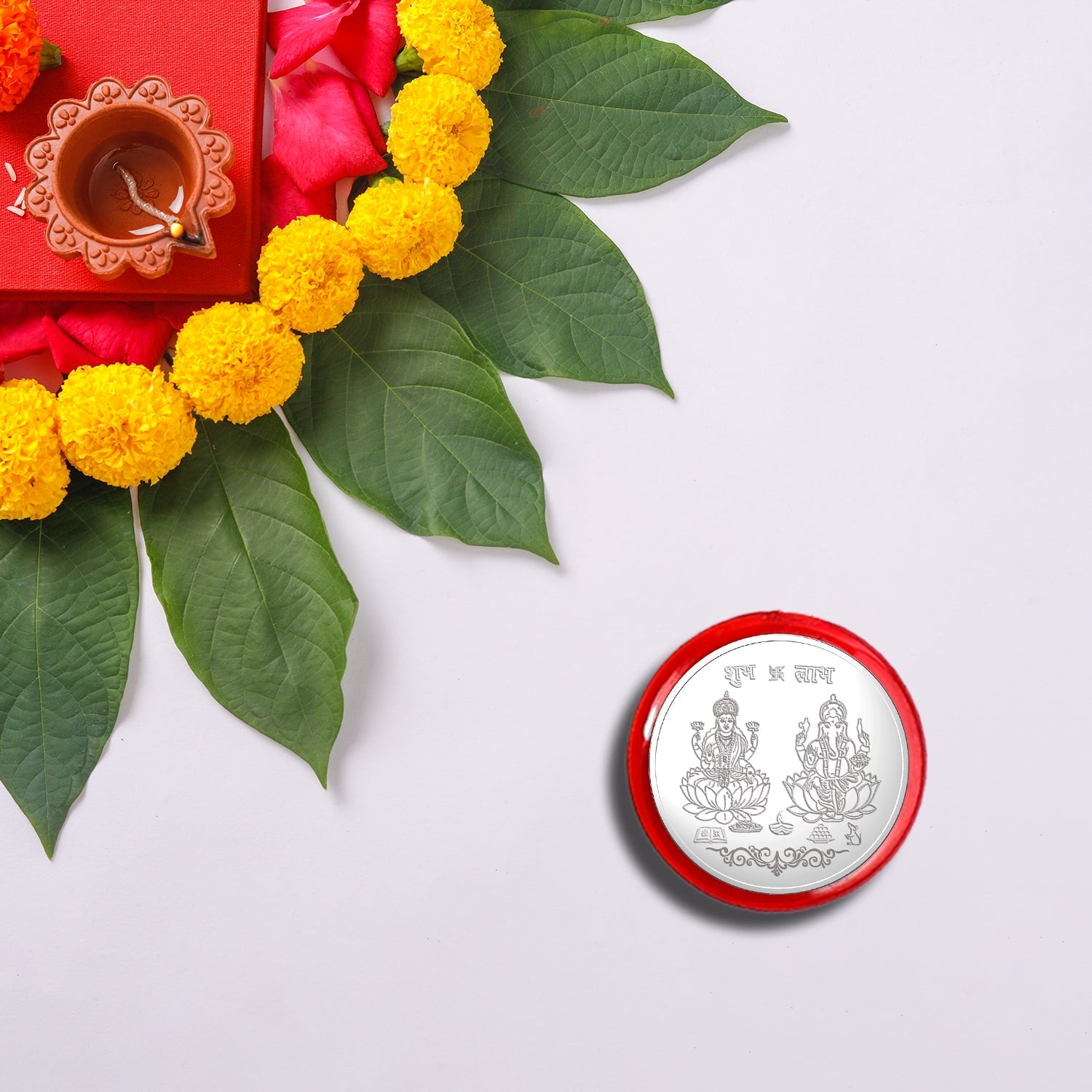 Rakhi Gift Combo With 1 Premium Rakhi For Brother  Includes Choco Beats Box Silver Coin Roli Chawal  Greeting Card