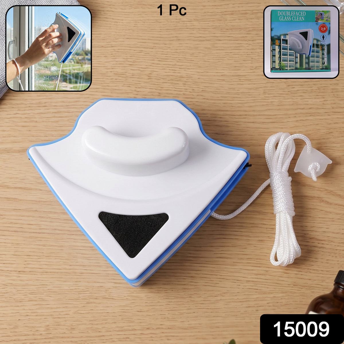 Double Sided Magnetic Glass Cleaner (1 Pc)