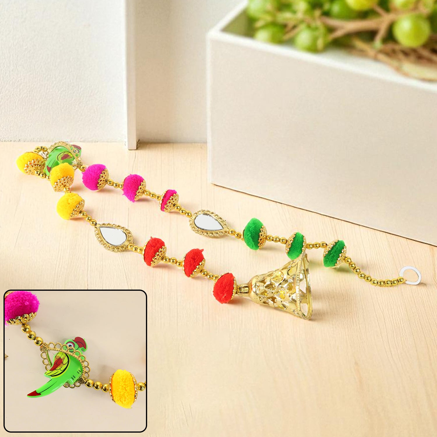 Traditional Decorative Hanging With Beads - (1 Pc)