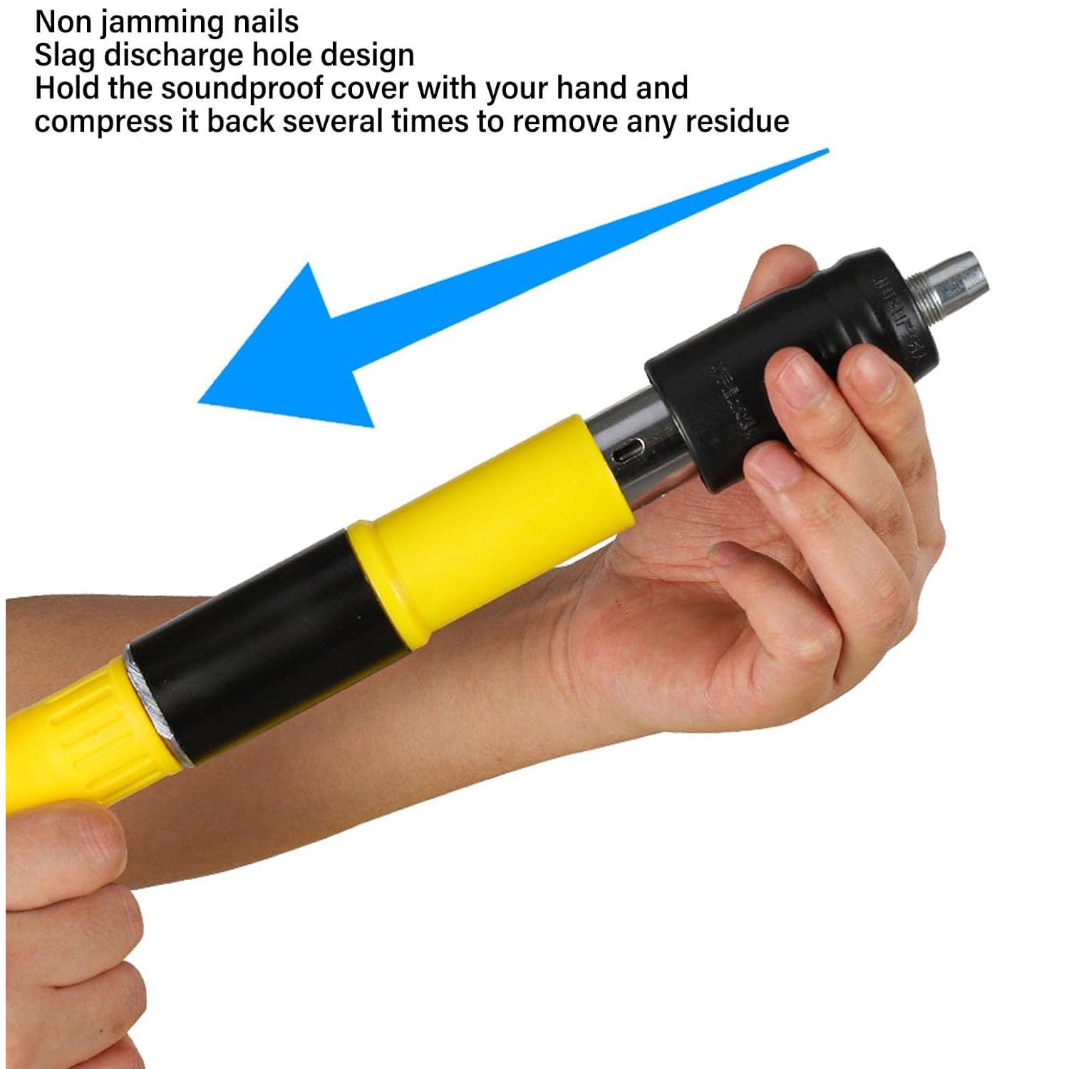 Manual Wall Fastening Nail Gun Tool For Wood Concrete With Nails (1 Set)